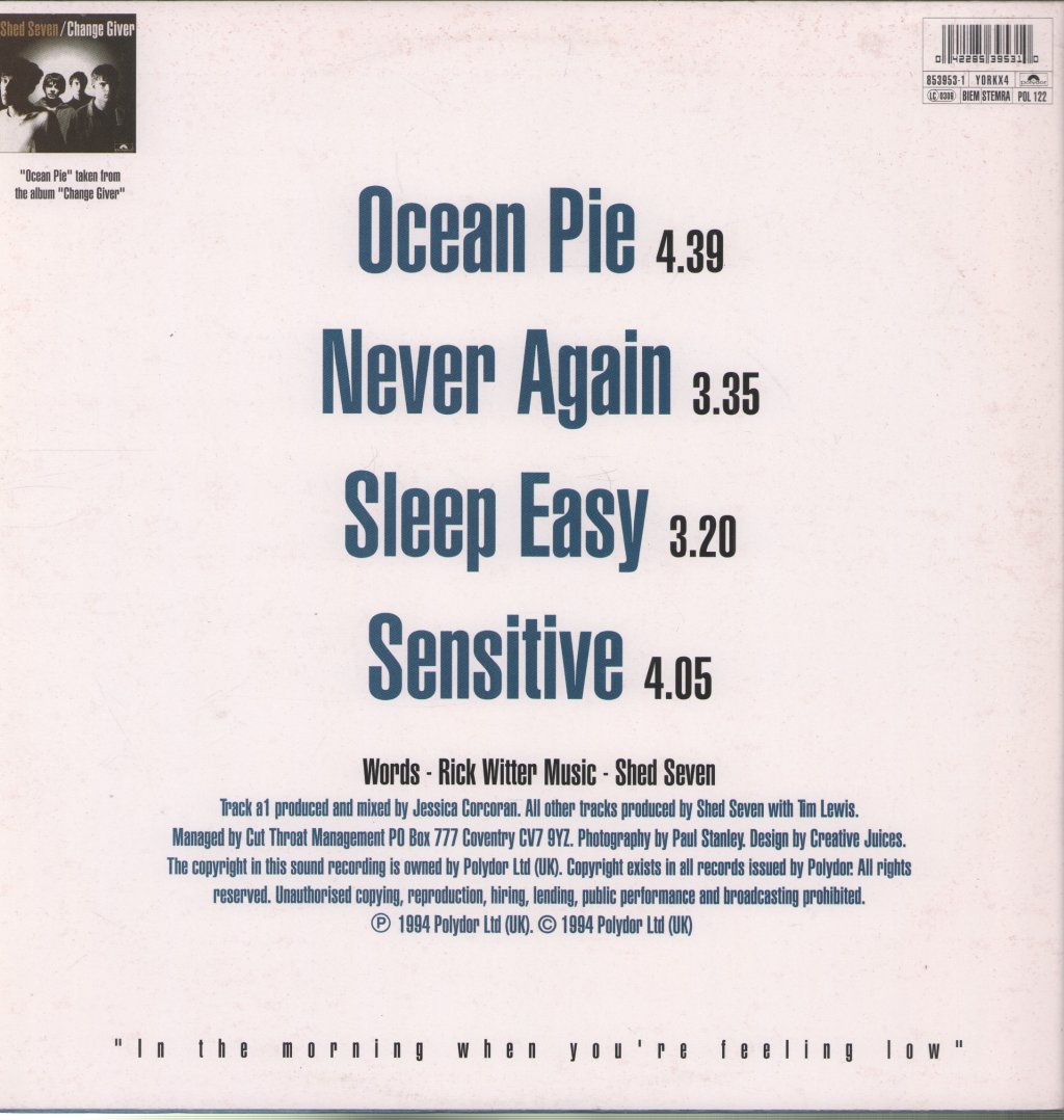 Shed Seven - Ocean Pie - 12 Inch