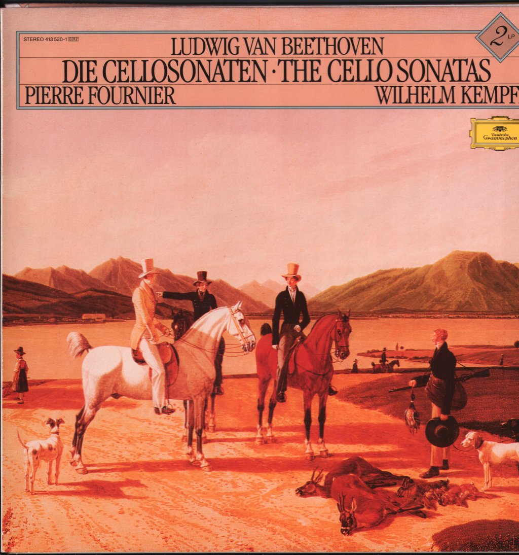 Pierre Fournier / Wilhelm Kempff - Ludwig Van Beethoven - Die Cellosonaten = The Cello Sonatas - Double Lp
