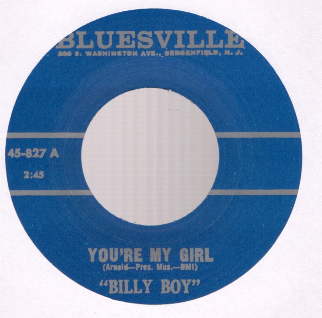Billy Boy - You're My Girl - 7 Inch