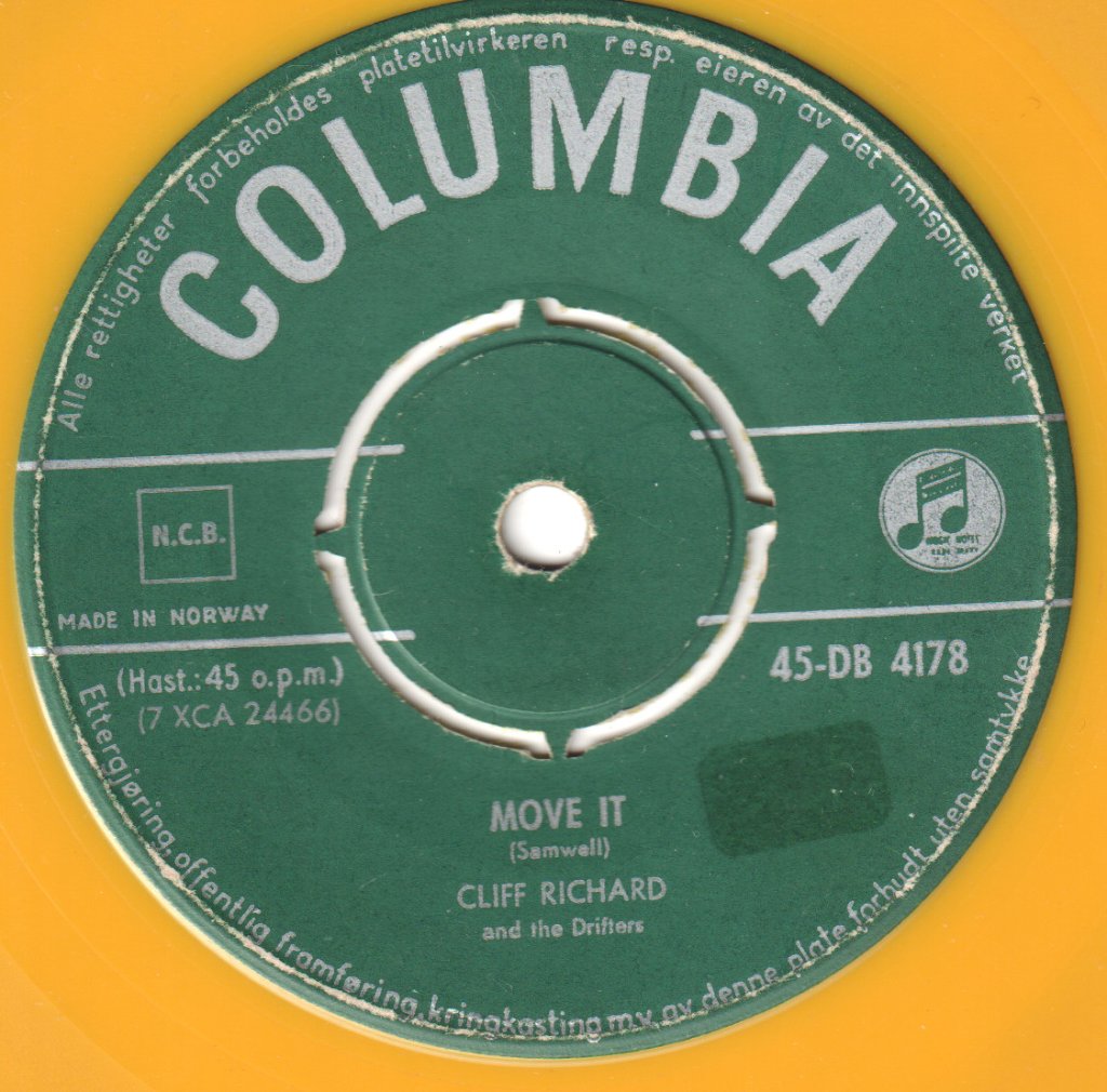 Cliff Richard And The Drifters - Move It! - 7 Inch