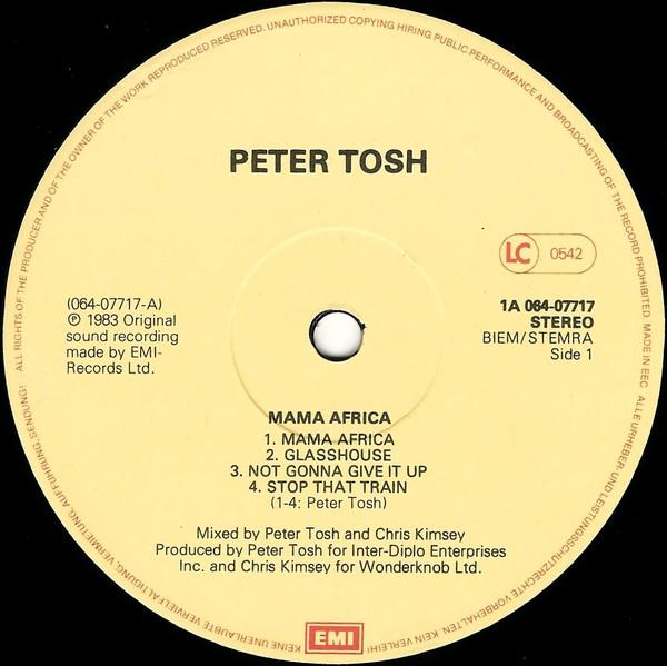 Peter Tosh - Mama Africa - Lp