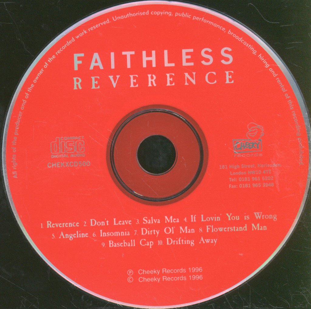 Faithless - Reverence - Double Cd