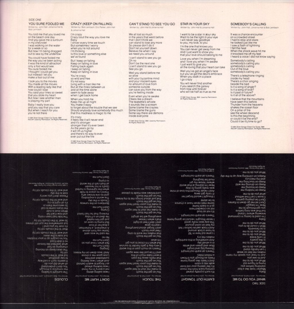 John Hall Band - All Of The Above - Lp