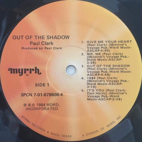 Paul Clark - Out Of The Shadow - Lp
