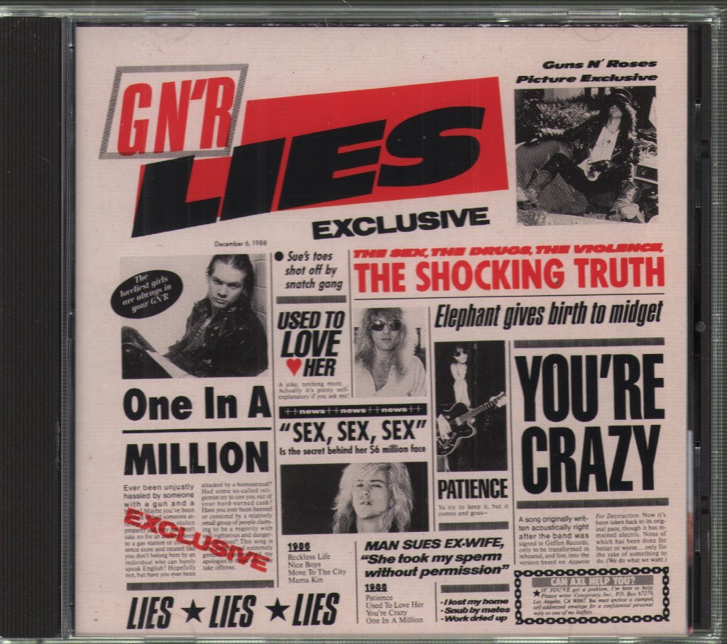 Guns N Roses - Lies - Cd