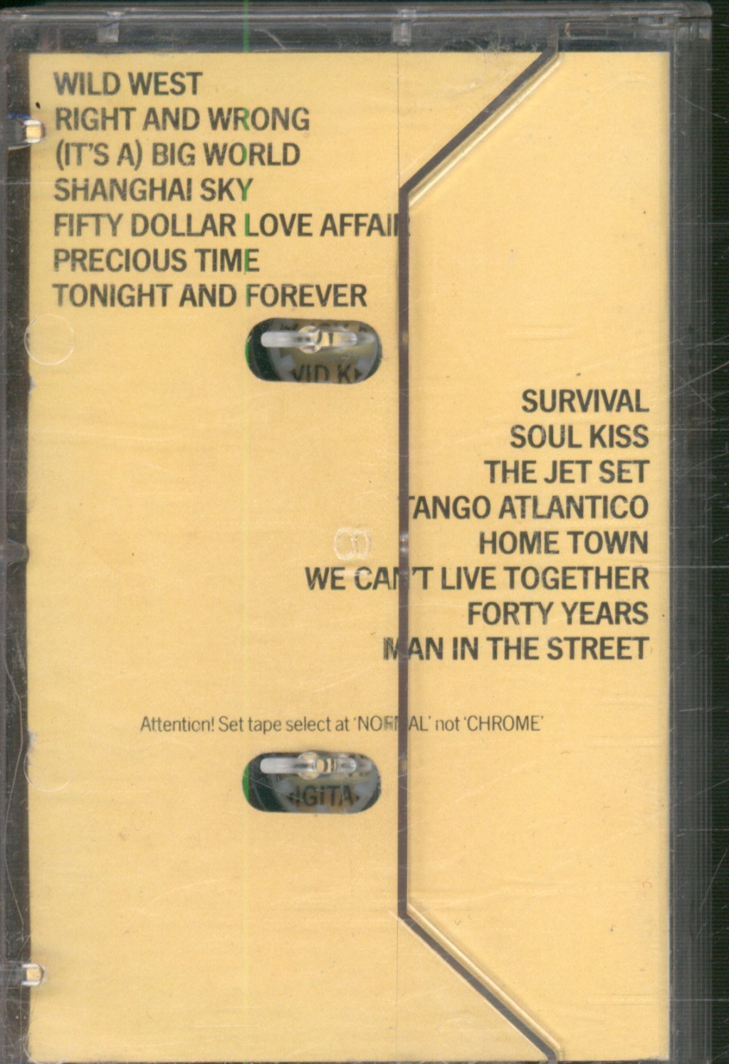 Joe Jackson - Big World - Cassette