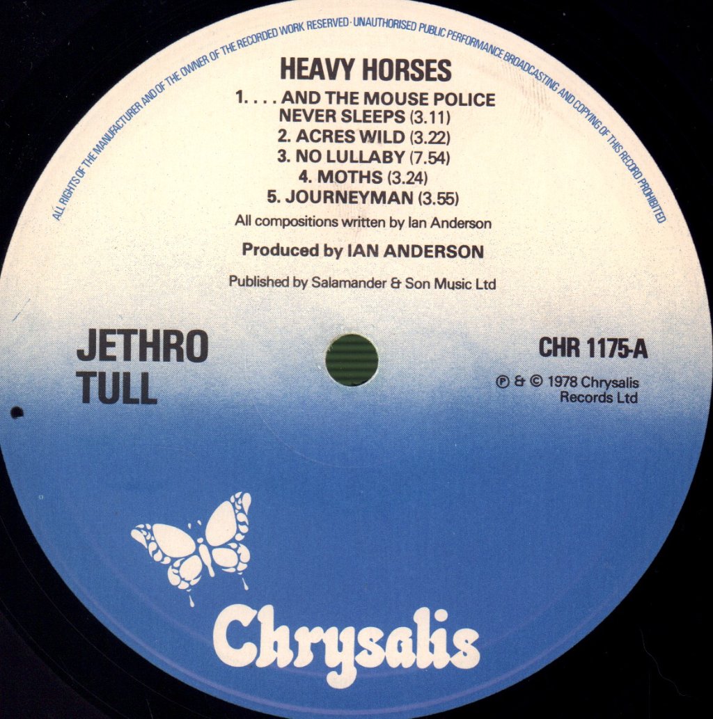 Jethro Tull - Heavy Horses - Lp