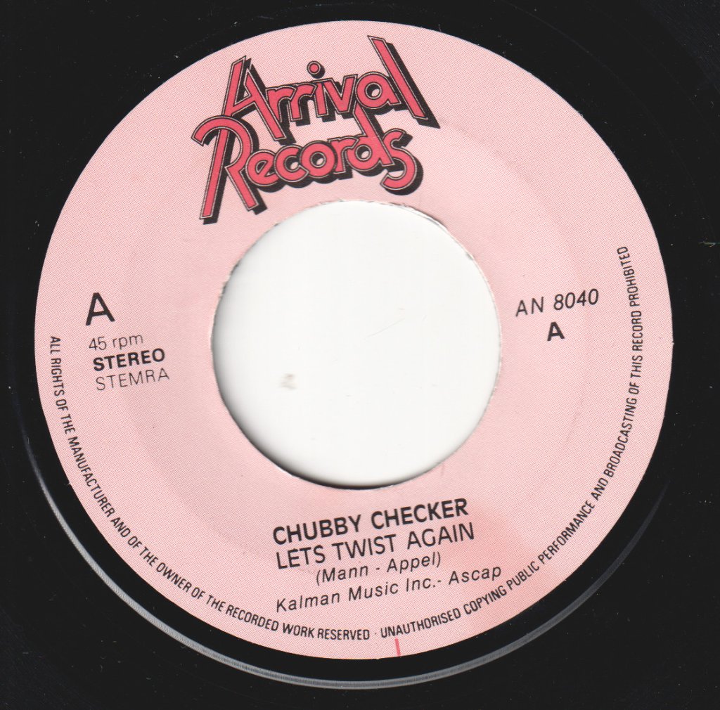 Chubby Checker - Let's Twist Again - 7 Inch