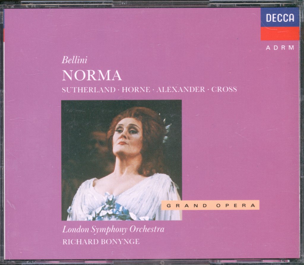 London Symphony Orchestra, Richard Bonynge - Bellini - Norma - Triple Cd