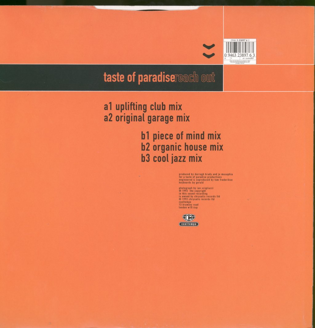 Taste Of Paradise - Reach Out - 12 Inch