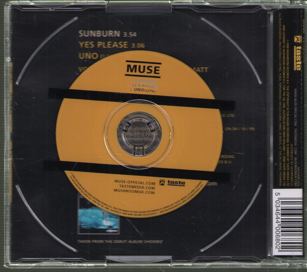 Muse - Sunburn - Cd