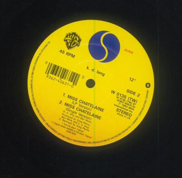 K.D. Lang - Miss Chatelaine - 12 Inch