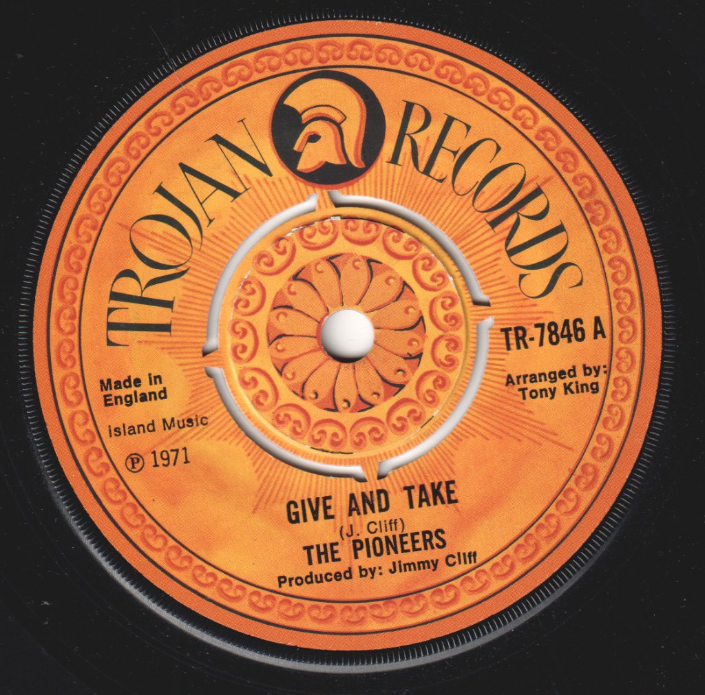 Pioneers (Reggae Group) - Give And Take - 7 Inch