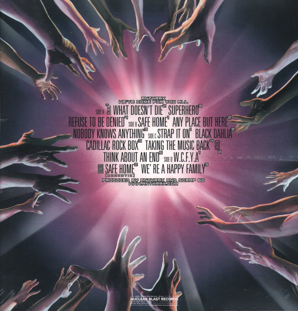 Anthrax - We've Come For You All (20 Year Anniversary) - Double Lp