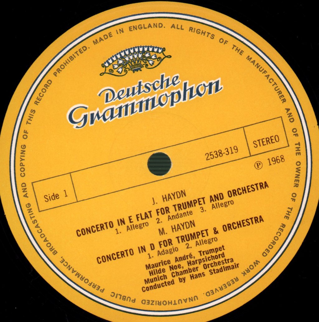 Maurice Andre - Trumpet Concertos - Lp