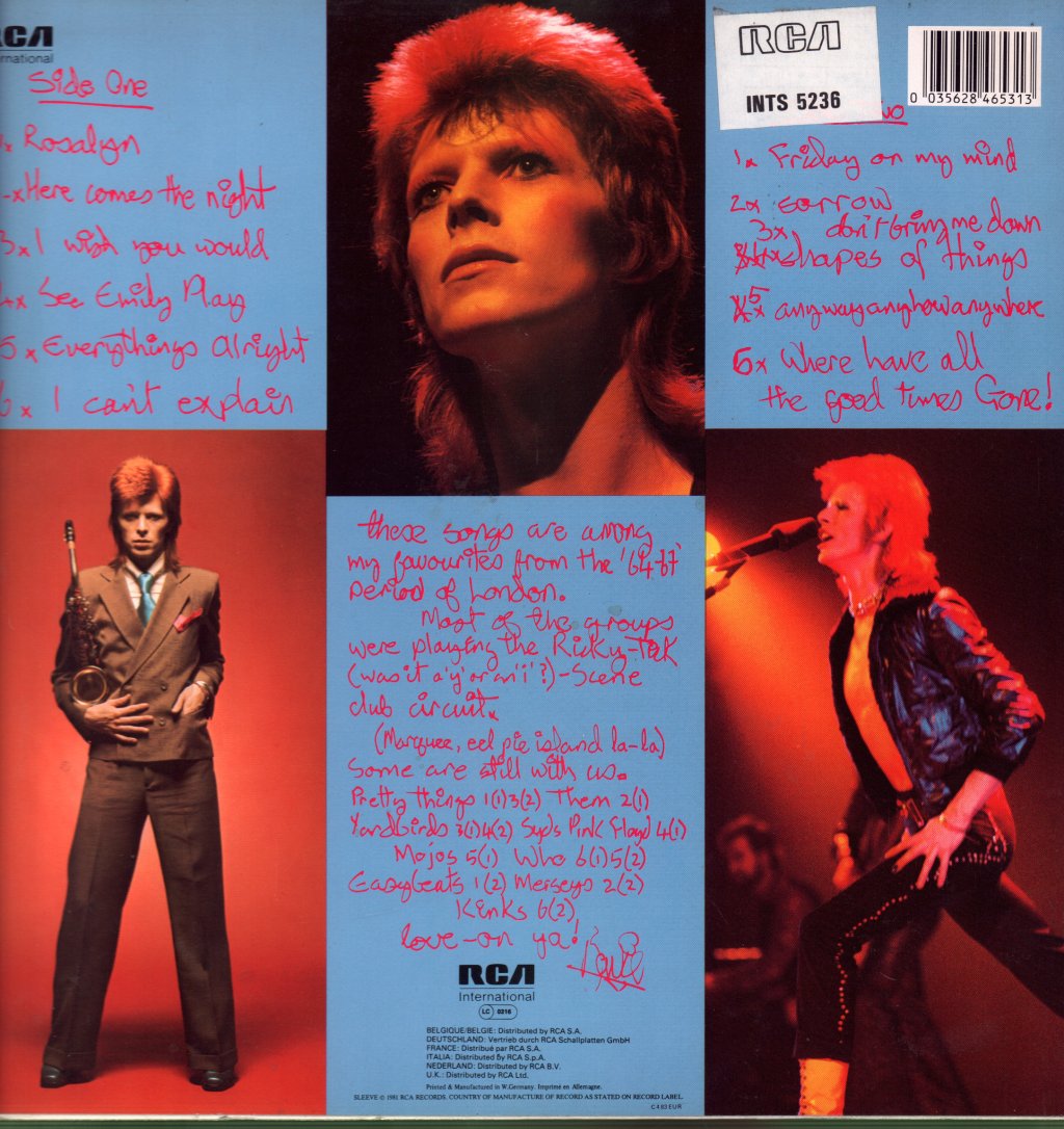 David Bowie - Pinups - Lp
