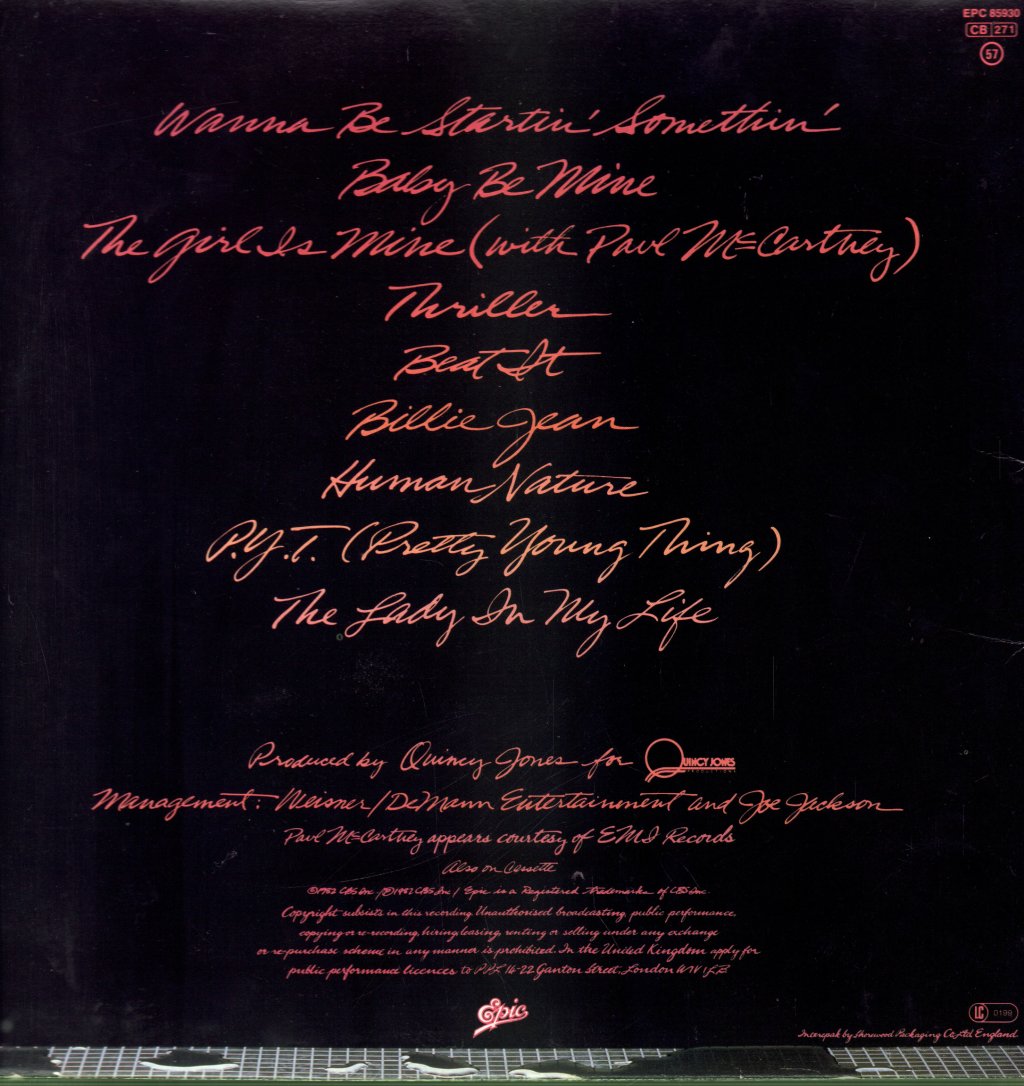 Michael Jackson - Thriller - Lp