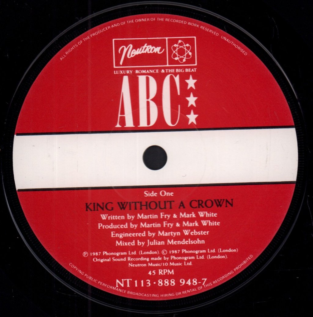ABC - King Without A Crown - 7 Inch