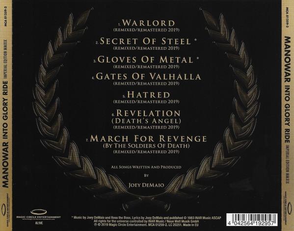 Manowar - Into Glory Ride - Cd