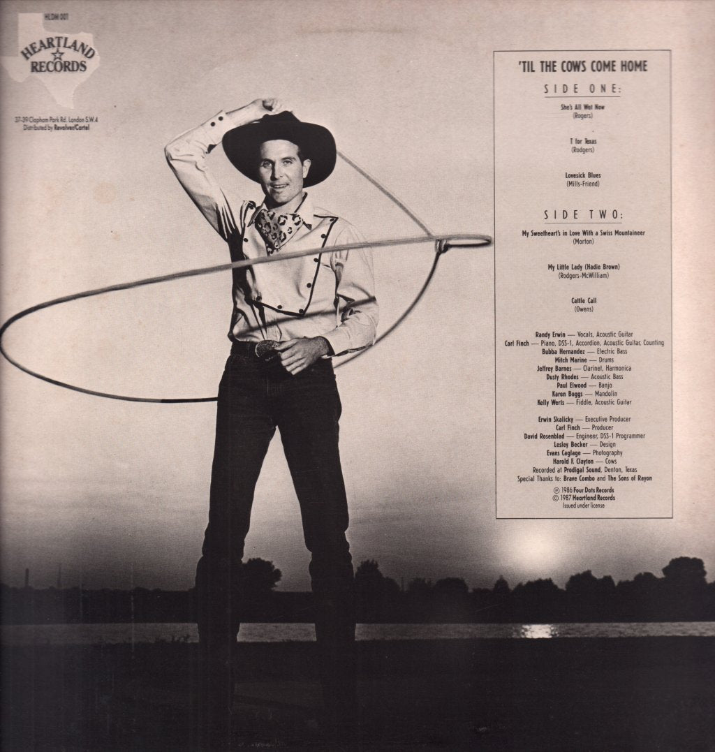 Randy Erwin - 'Til The Cows Come Home - Lp