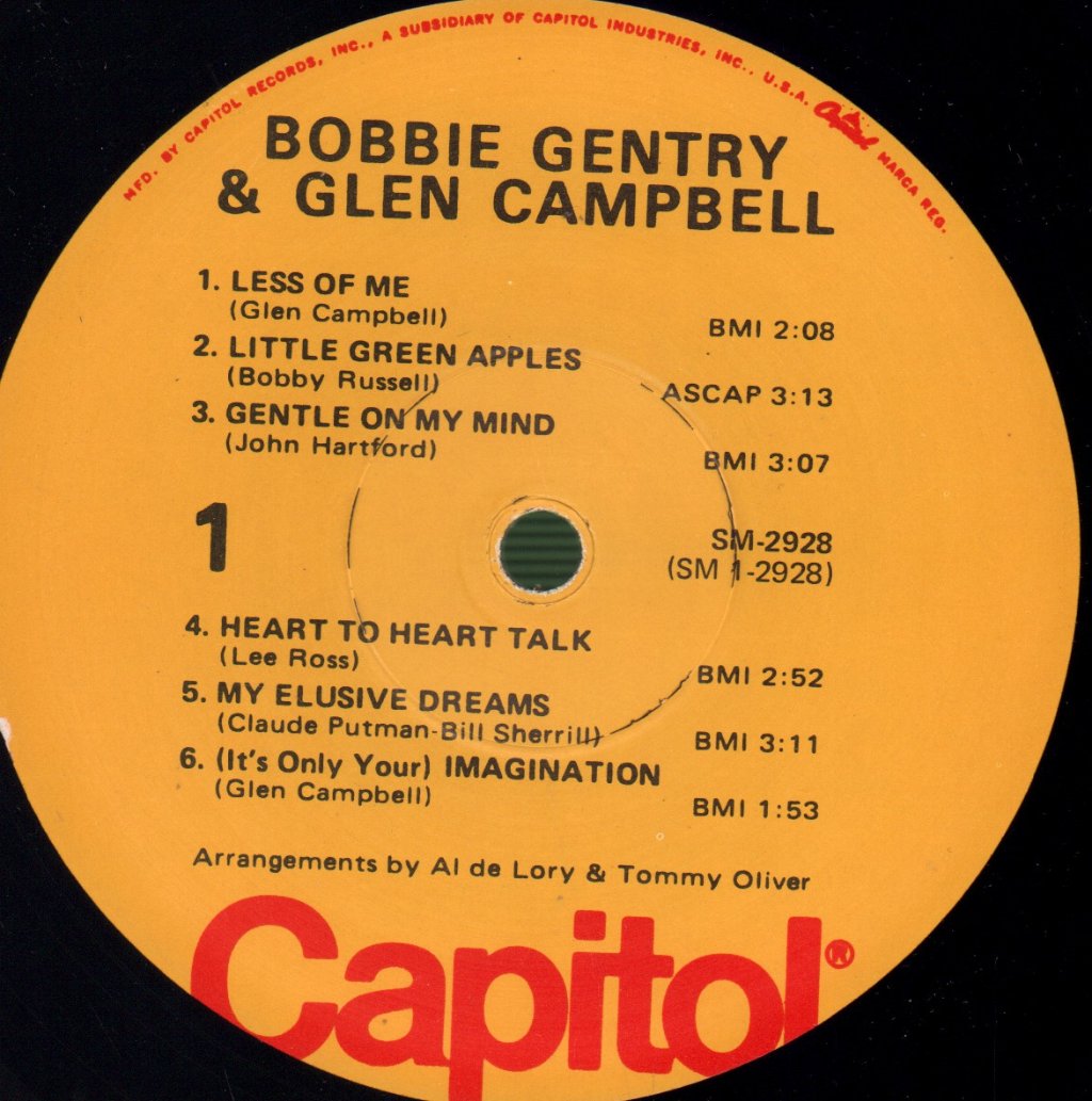Bobbie Gentry And Glen Campbell - Bobbie Gentry And Glen Campbell - Lp