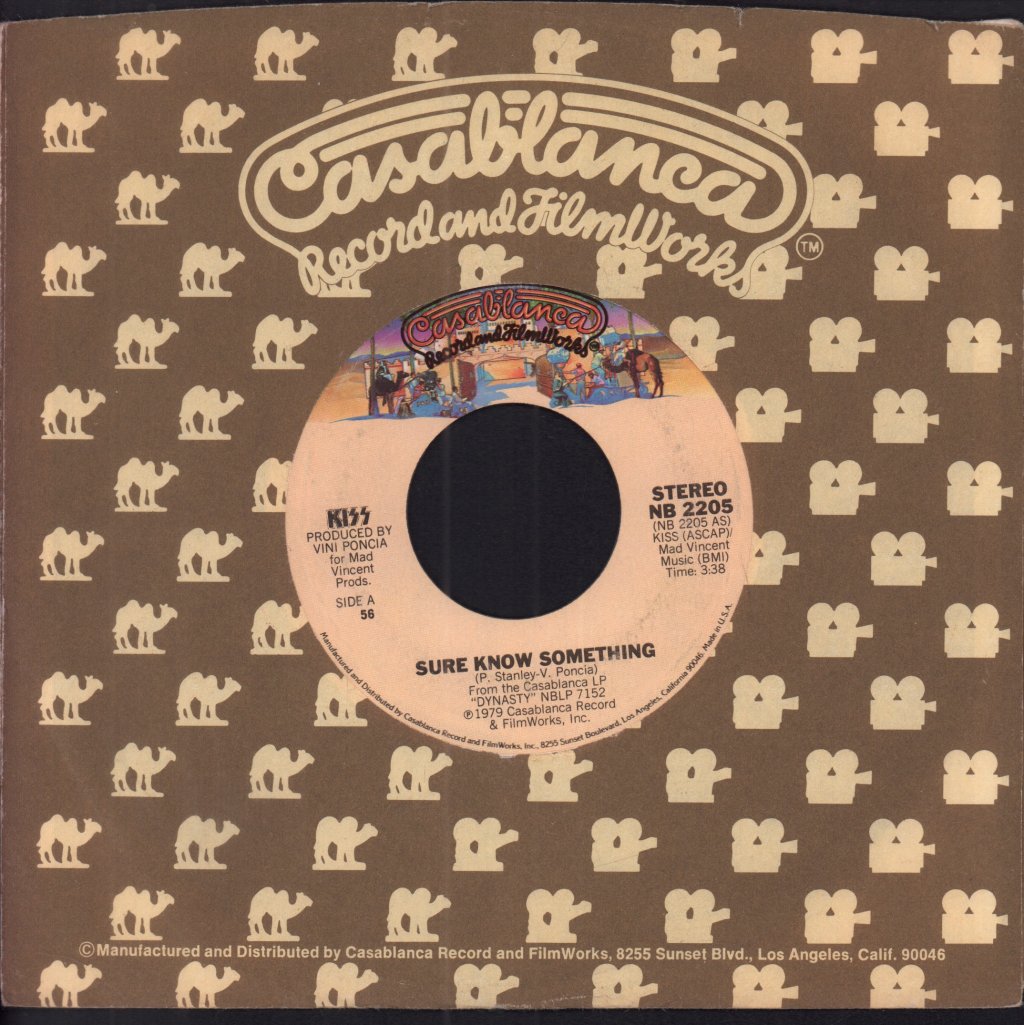 Kiss - Sure Know Something - 7 Inch