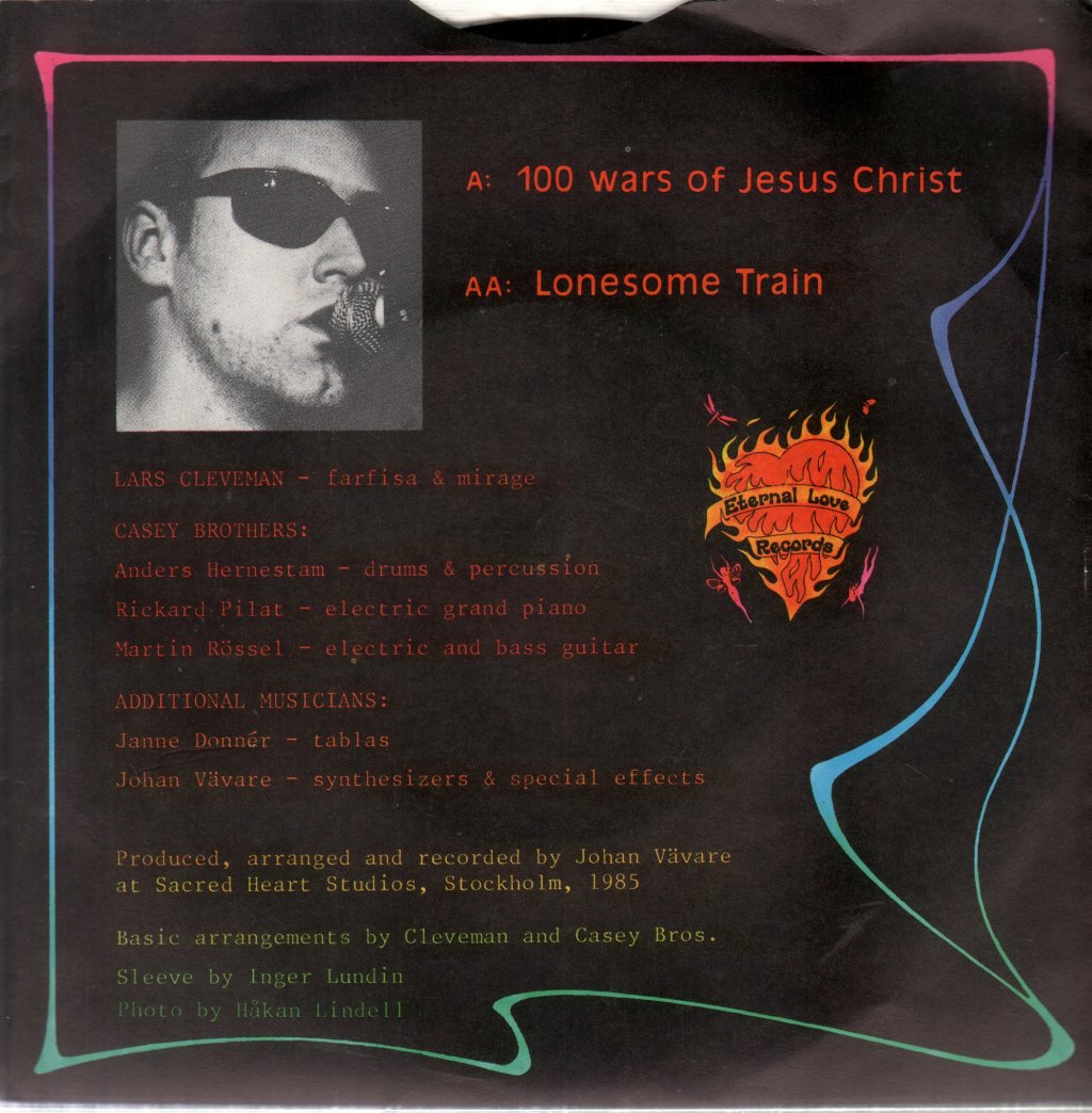 Lars Cleveman - 100 Wars Of Jesus Christ - 7 Inch