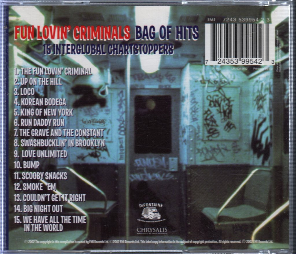 Fun Lovin' Criminals - Bag Of Hits - Cd