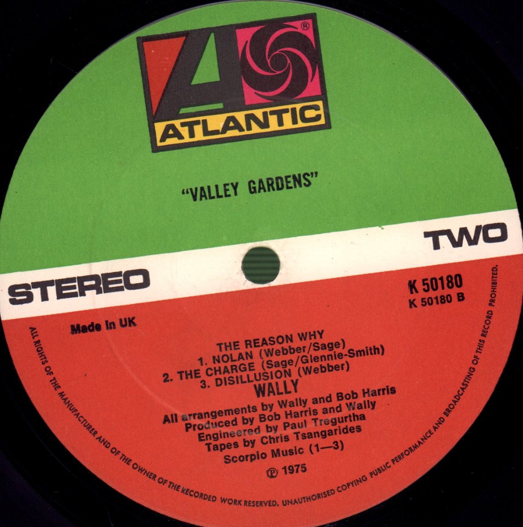 Wally - Valley Gardens - Lp