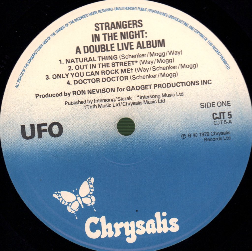 UFO - Strangers In The Night - Double Lp