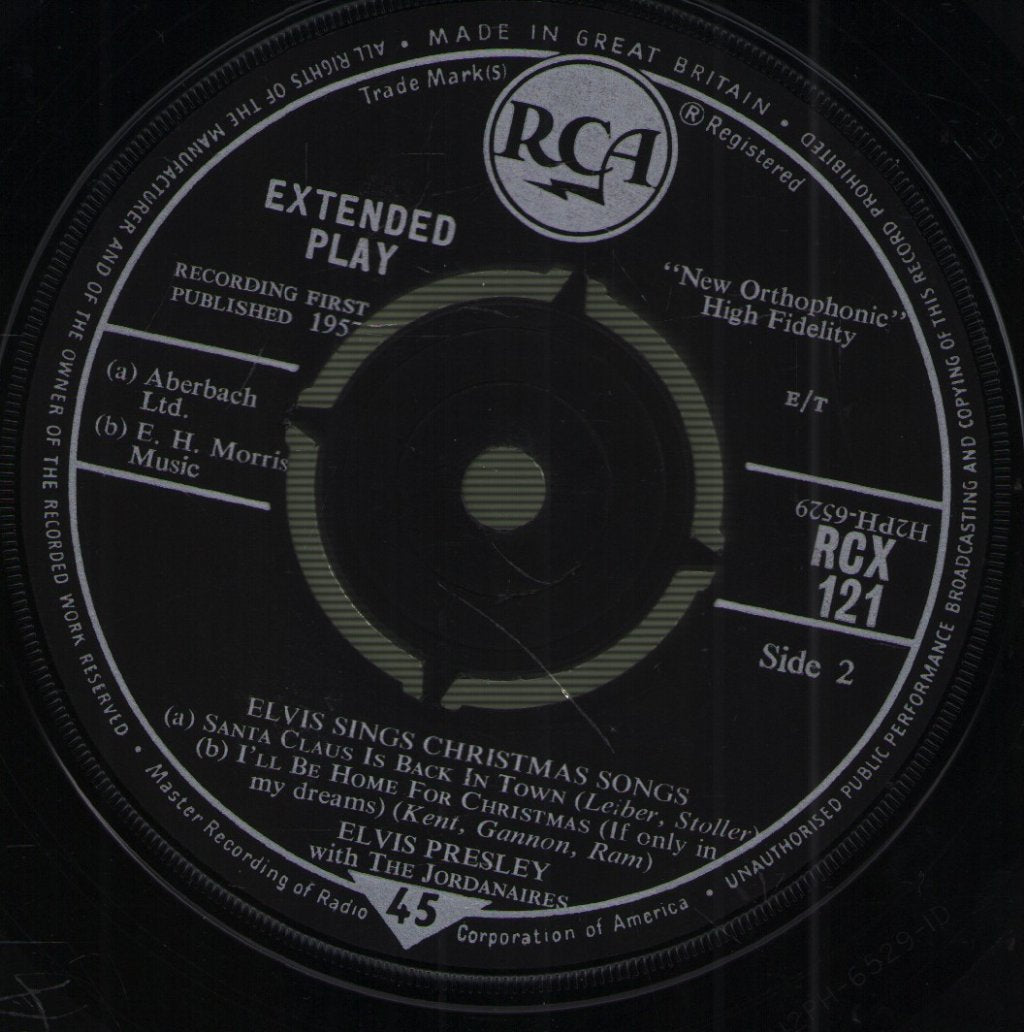 Elvis Presley - Elvis Sings Christmas Songs - 7 Inch