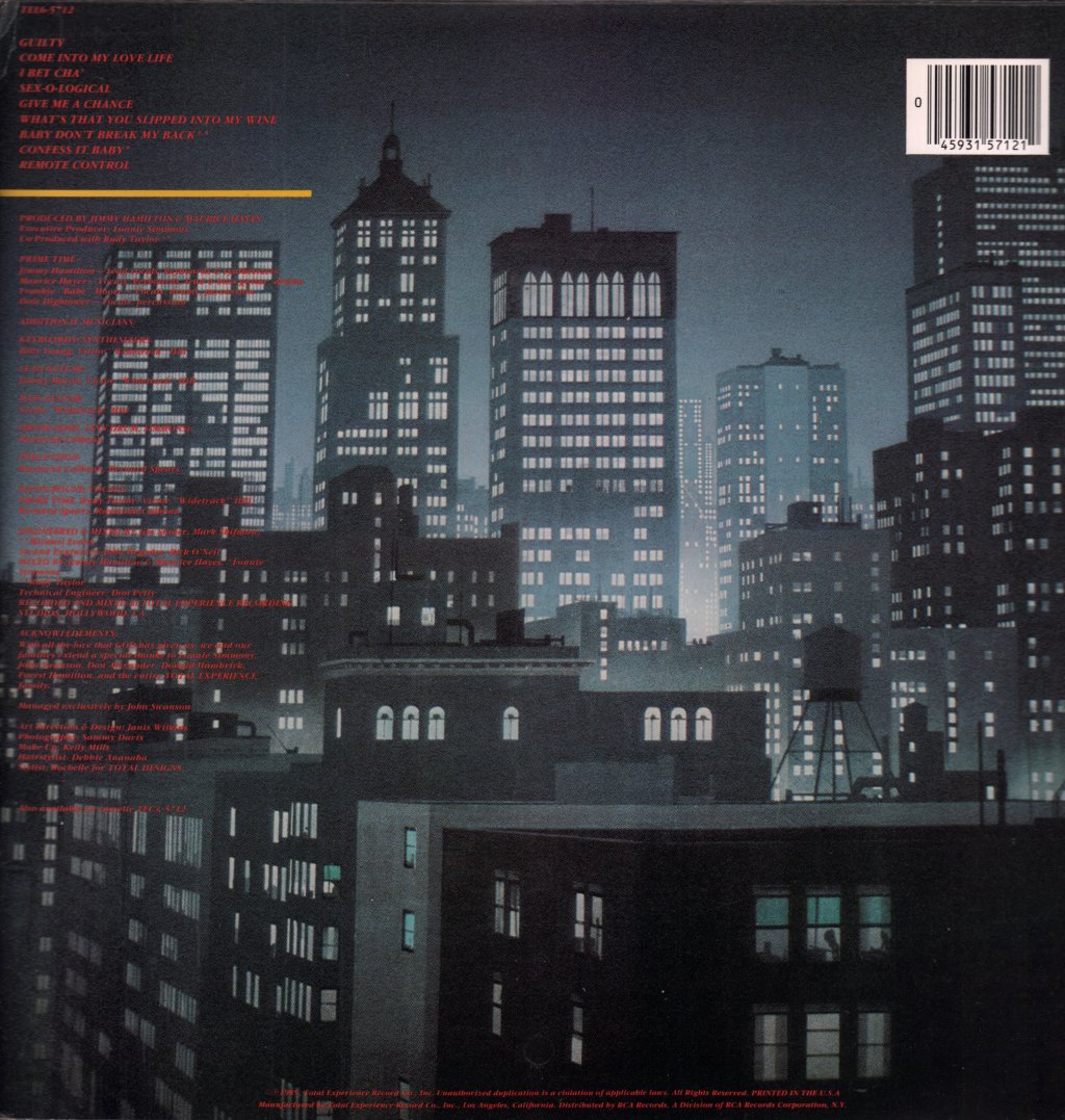 Prime Time (80'S Pop) - Confess It Baby - Lp