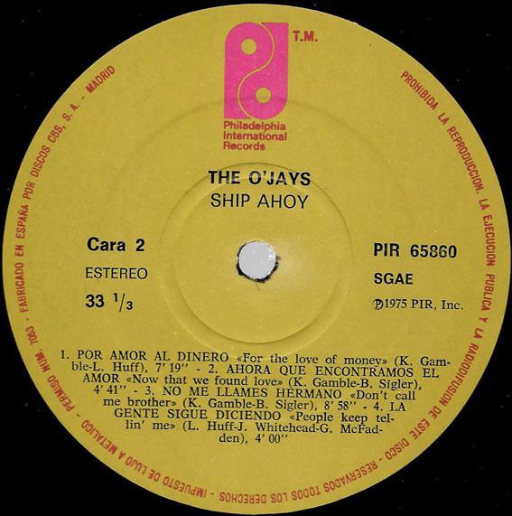 O'Jays - Ship Ahoy - Lp