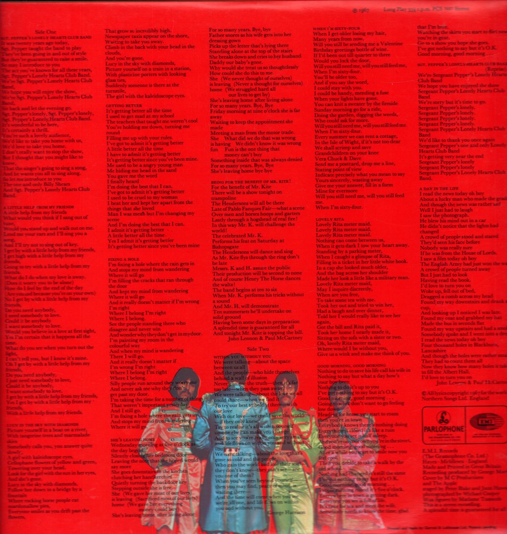Beatles - Sgt Peppers Lonely Hearts Club Band - Lp