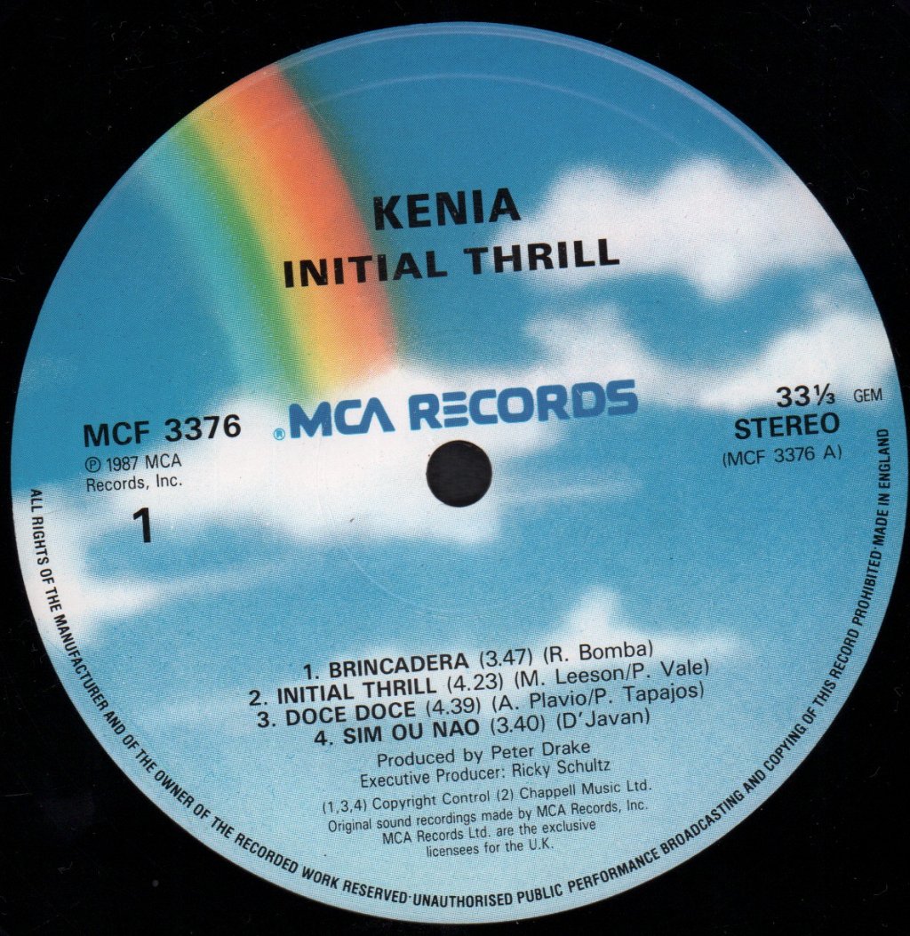 Kenia - Initial Thrill - Lp