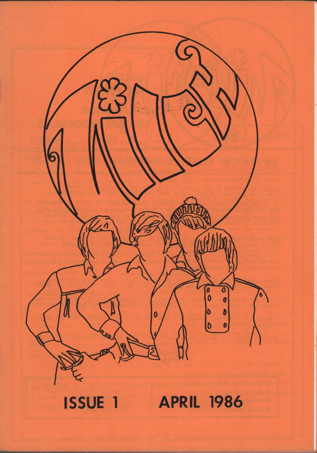 Monkees - Zilch Issue 1 - Fanzine