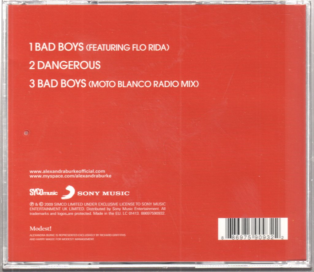 Alexandra Burke - Bad Boys - Cd