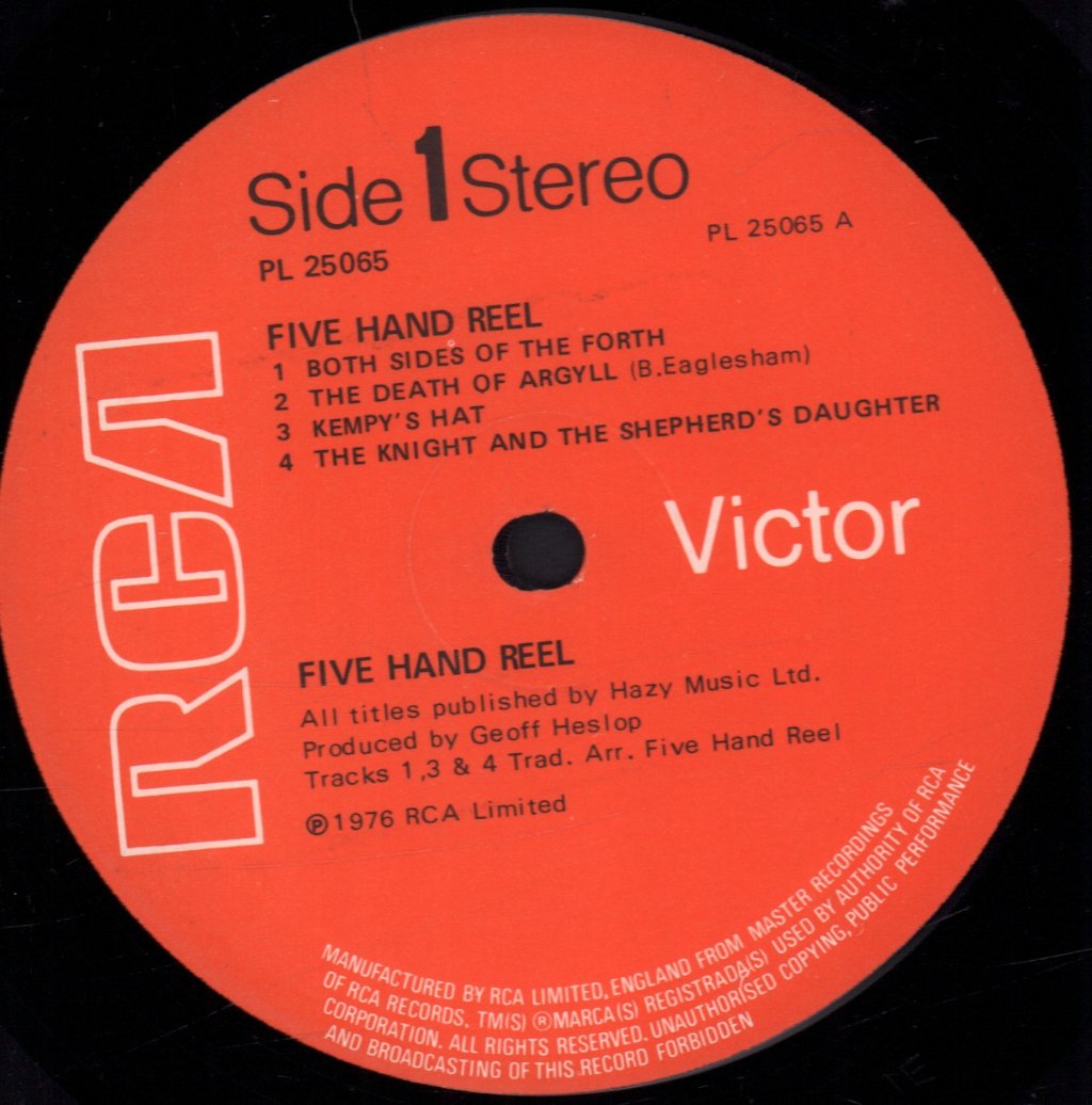 5 Hand Reel - 5 Hand Reel - Lp