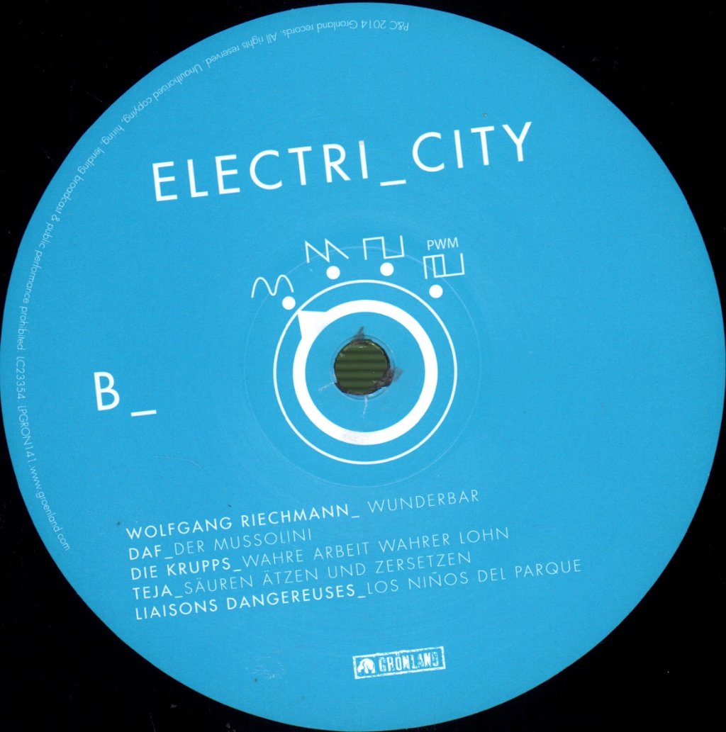 Various Artists - Electri_City (Elektronische Musik Aus Dusseldorf) - Lp