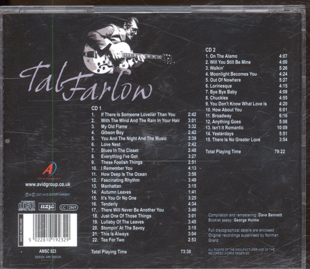 Tal Farlow - Heart And Soul Of Tal Farlow - Double Cd