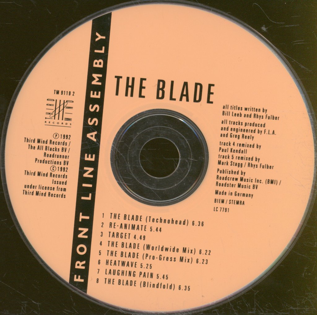 Front Line Assembly - Blade - Cd