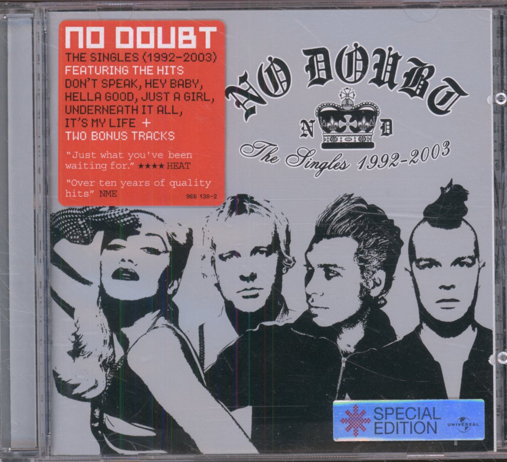 No Doubt - Singles 1992 - 2003 - Cd