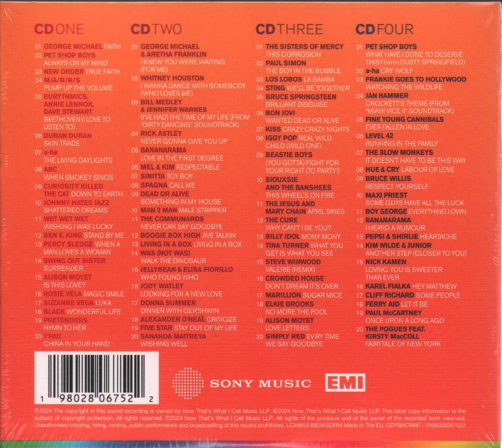 Various Artists - Now Yearbook '87 - Cd Set