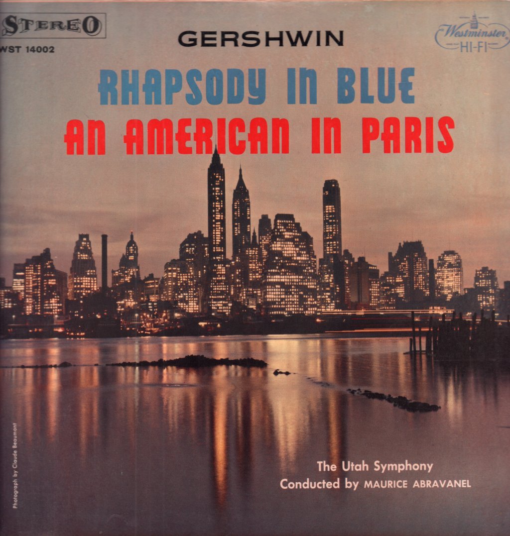 Utah Symphony Orchestra - gershwin Rhapsody In Blue / An American In Paris - Lp