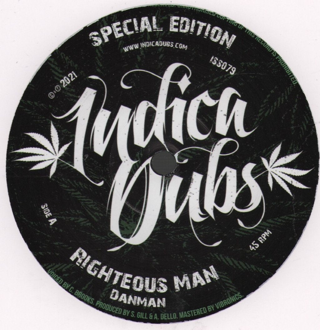 Danman - Righteous Man - 10 Inch