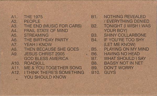1975 - Notes On A Conditional Form - Cassette