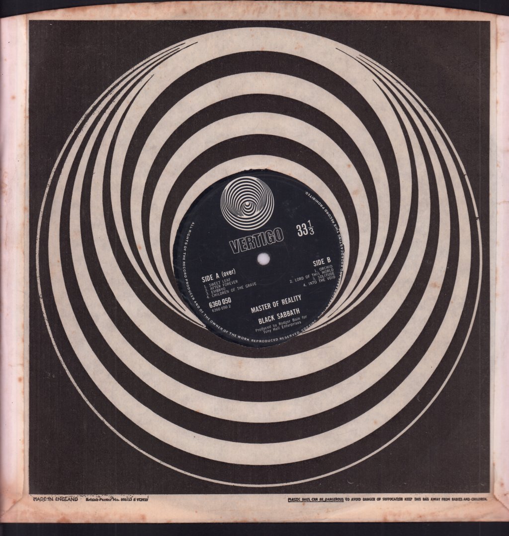 Black Sabbath - Master Of Reality - Lp