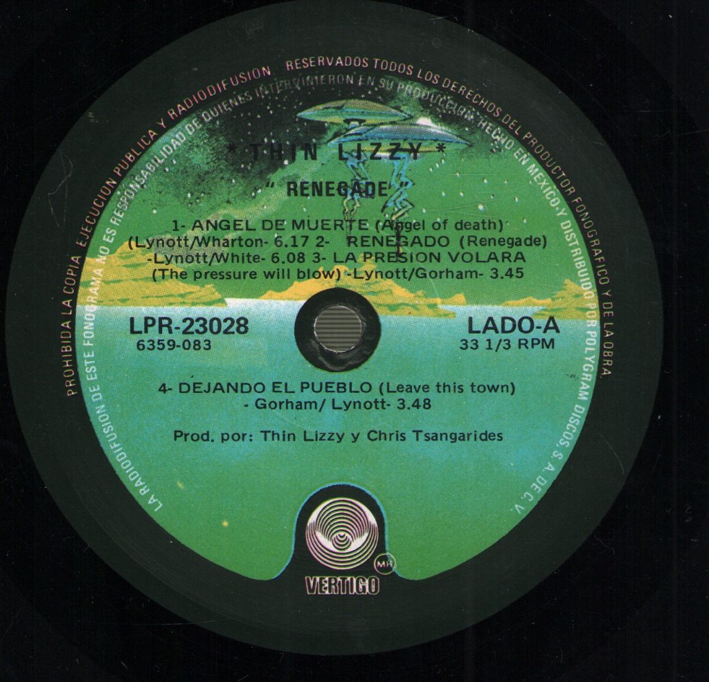 Thin Lizzy - Renegade - Lp