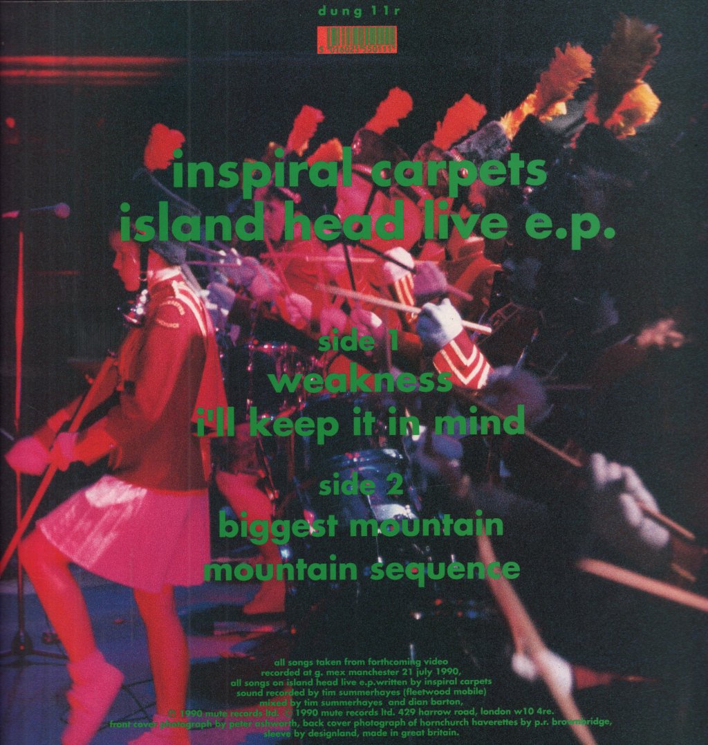 Inspiral Carpets - Island Head Live E.p. - 12 Inch