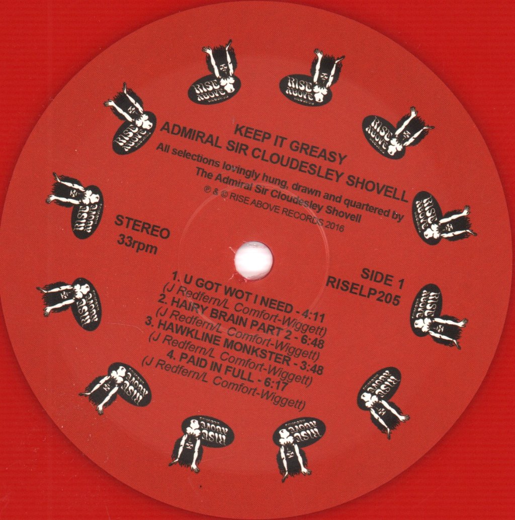 Admiral Sir Cloudesley Shovell - Keep It Greasy! - Lp